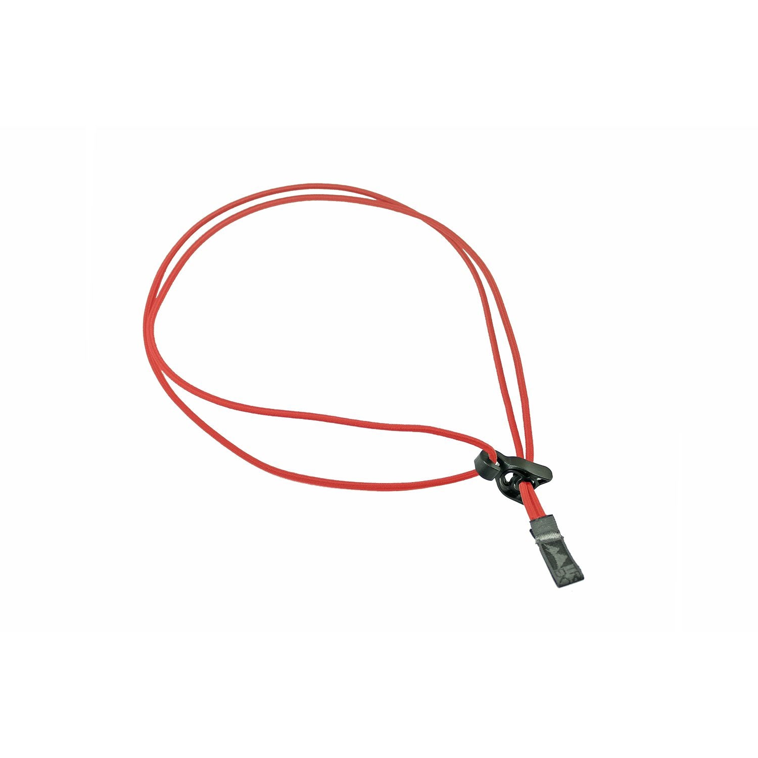 TE Tie cord-rubber band with hook 0.5m RED