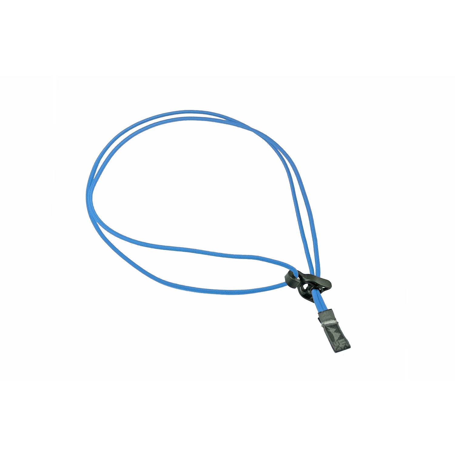 TE Tie cord-rubber band with hook 0.5m BLUE