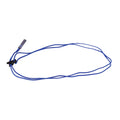 TE Tie cord-rubber band with hook 1m BLUE