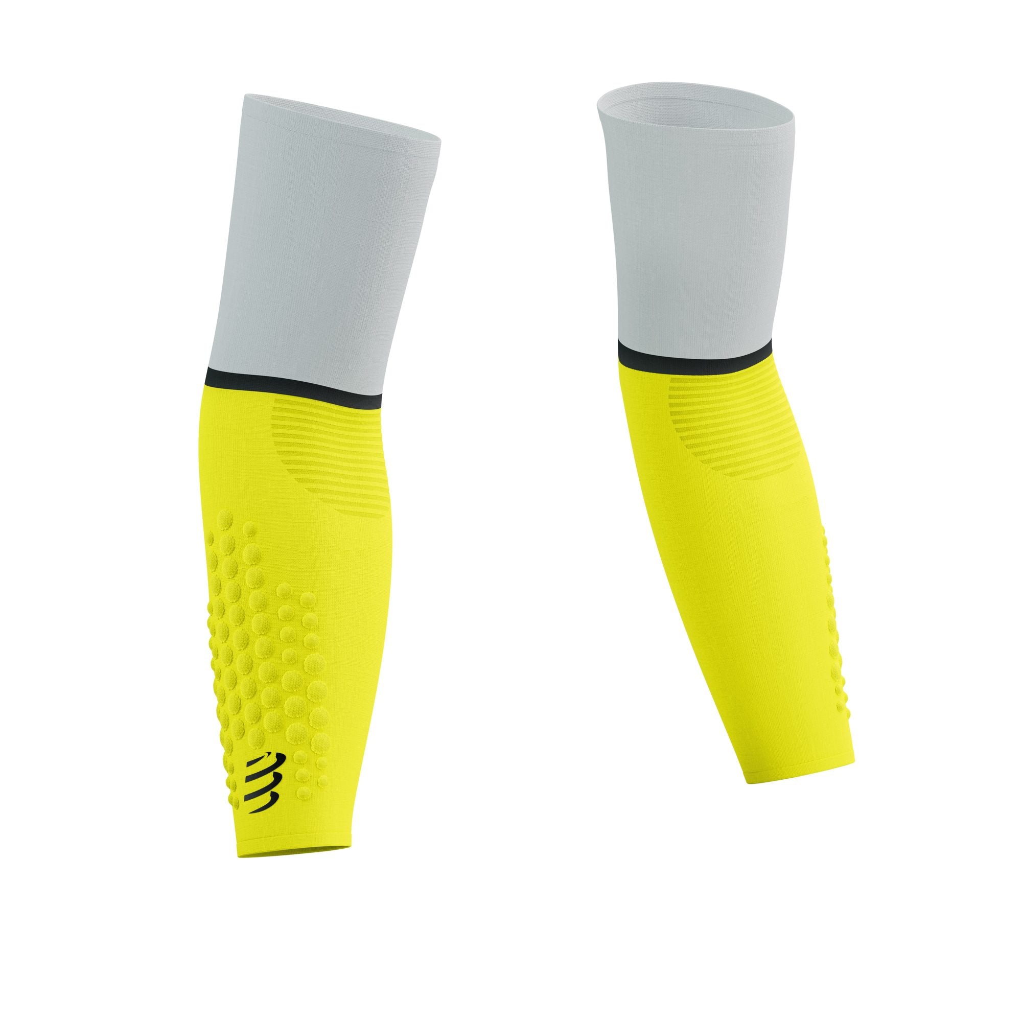 CS Рукава Armforce Ultralight, White/Safe Yellow, T2