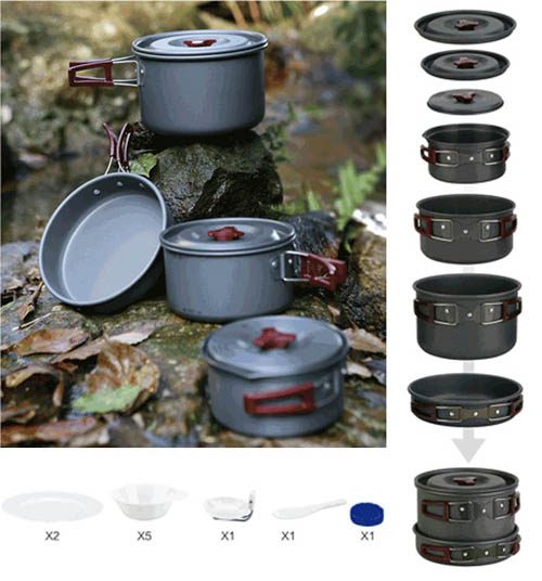 FM FMC 206 set of dishes for 4-5 people.