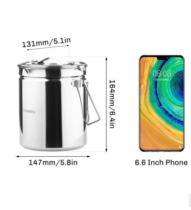 FM Antarcti pot 1.2L Stainless steel pot