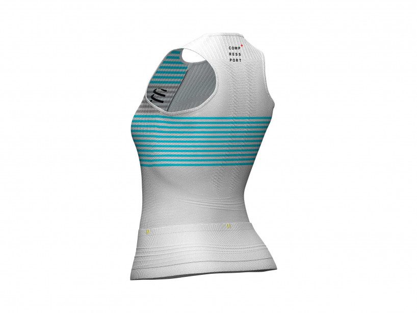 CS Mother Tri Postural Tank Top W, White, S