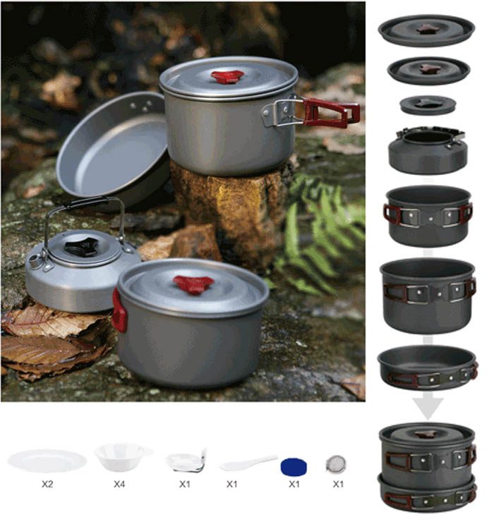 FM FMC 209 set of dishes for 4-5 people.