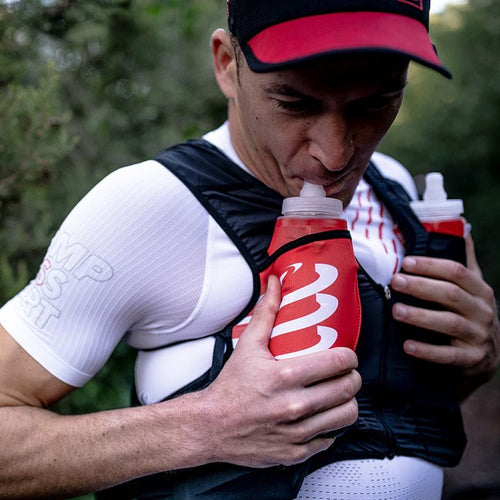 CS Backpack with flasks Ultrun S Pack Black M + Ergoflask (Old 2019)