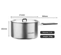 FM Antarcti pot 1.5L Stainless steel pot