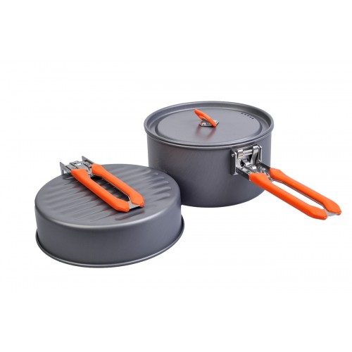 FM Feast 1 Orange tableware set for 1-2 persons.