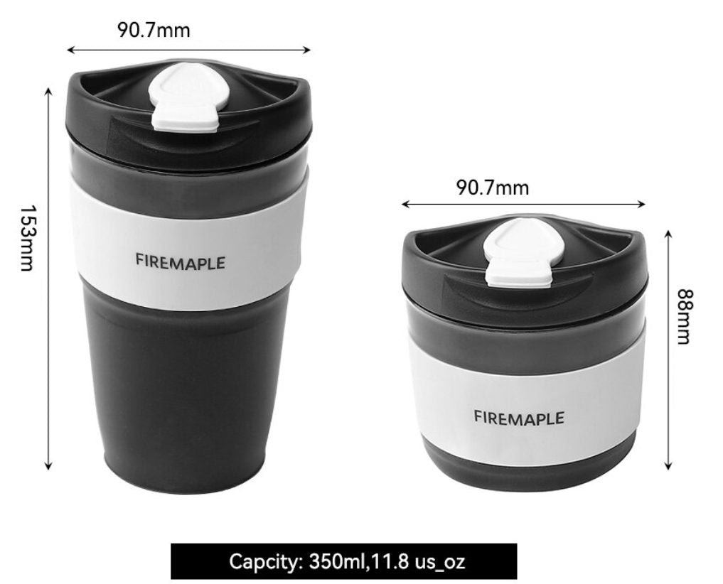 FM Silicone folding mug 350ml