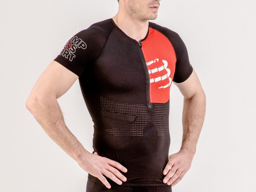 CS T-shirt Triathlon Postural Aero SS Top, Black, S (Old 2019)