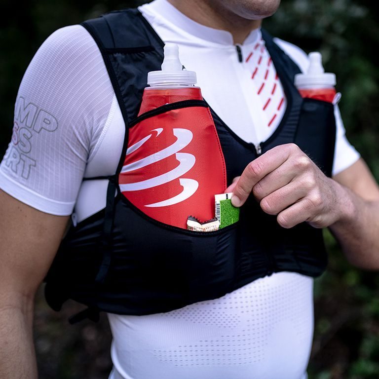 CS Backpack with flasks Ultrun S Pack Black M + Ergoflask (Old 2019)