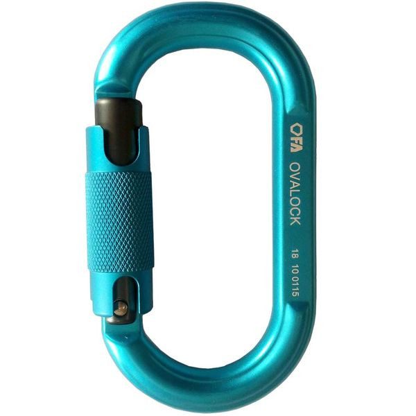 FA Carabiner OVALOCK LIGHT BLUE