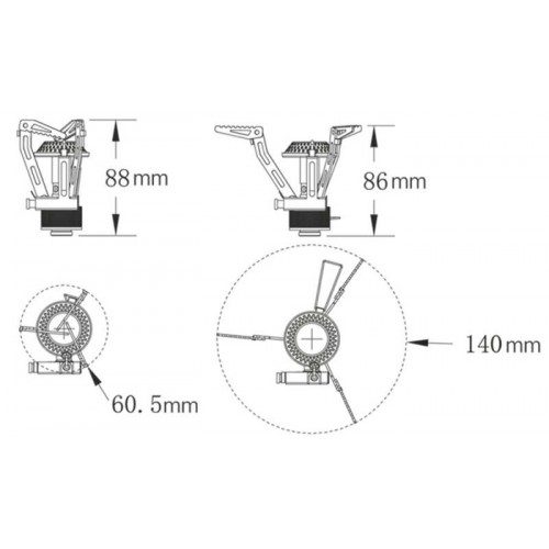 FM FMS 102 portable burner