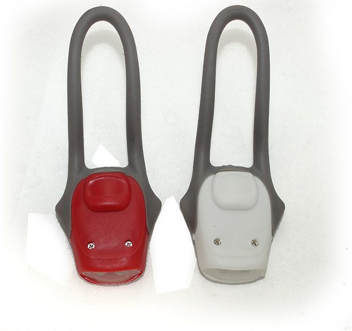 TE bicycle lights SPARROW 2pcs (black and white)