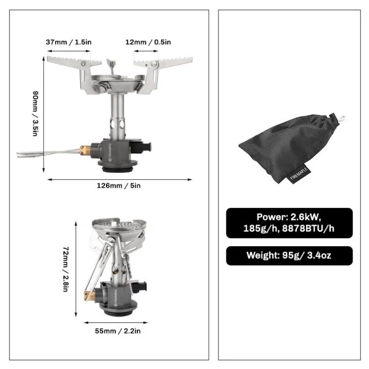 FM Greenpeak II portable burner