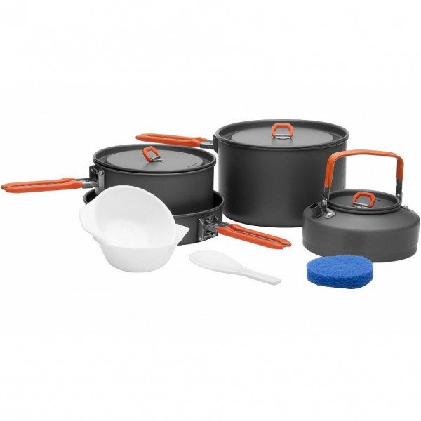FM Feast 4 Orange tableware set for 4-5 people.