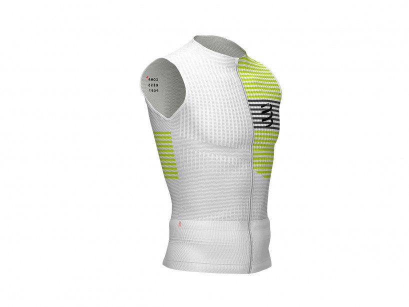 CS Mother Triathlon Postural Tank Top, White, S (Old 2019)