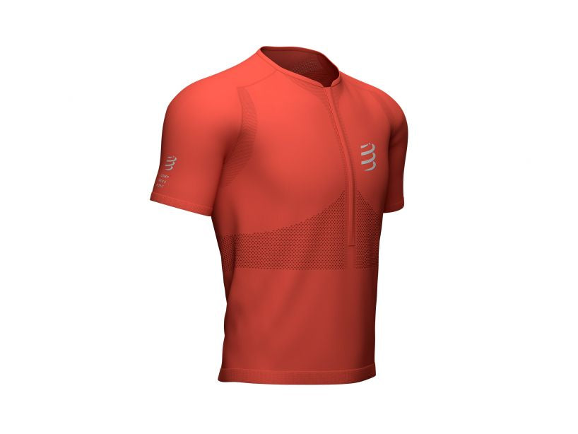 CS Футболка Trail Half-Zip Fitted SS Top, Red Clay, M