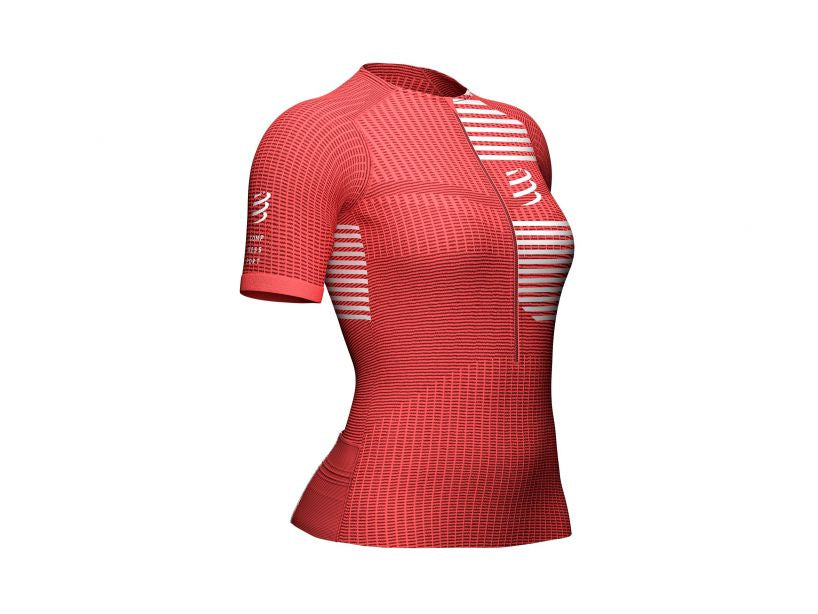 CS T-shirt Tri Postural SS Top W, Coral, M