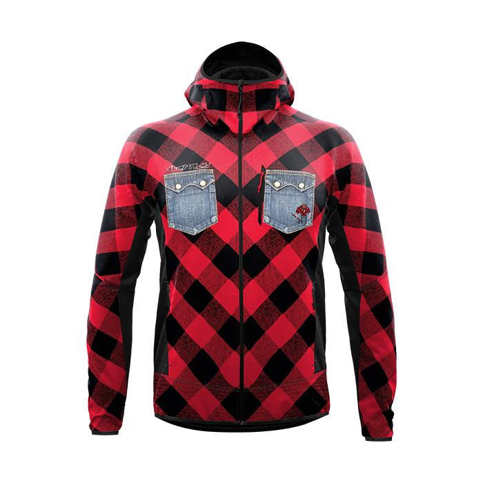 CRAZY Jacket VIPER MAN RED SCOTTISH M