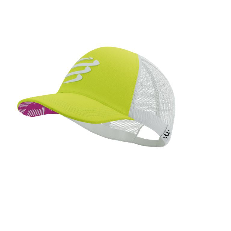 CS Mesh Trucker Cap, Safe Yellow/White