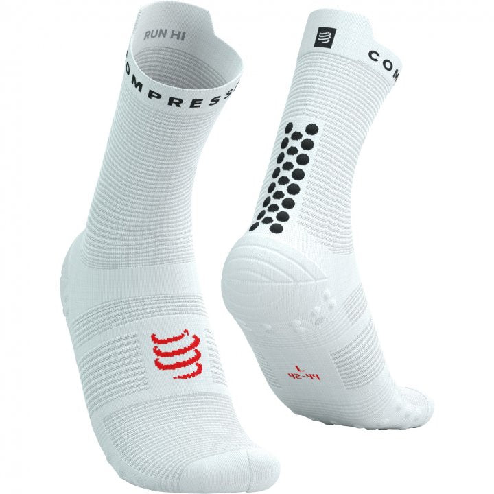 CS Škarpetki Pro Racing Socks v4.0 Run High, White/Black, T3
