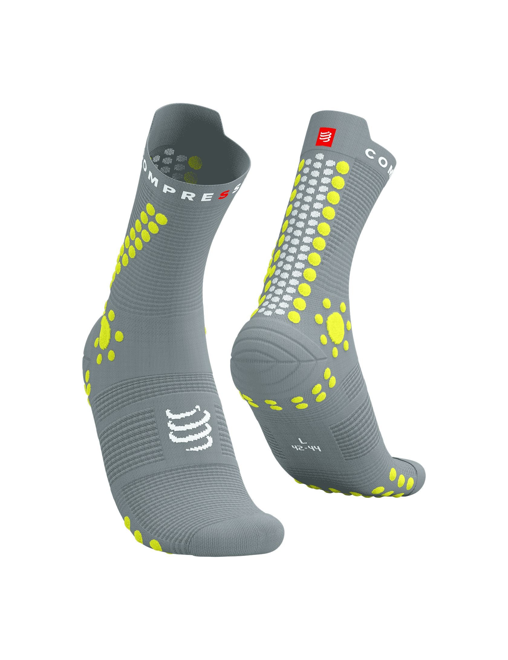 CS Pro Racing Socks V4.0 Trail, Alloy/Primrose, T1