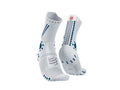 CS Škarpetki Pro Racing Socks V4.0 Trail, White/Fjord Blue, T2