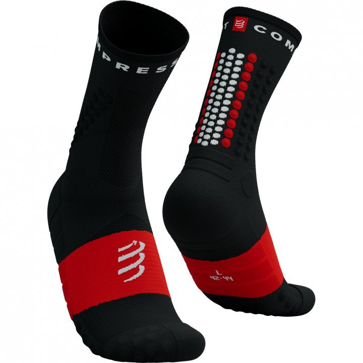 CS Skarpetki Ultra Trail Socks V2.0, Black/Red, T3