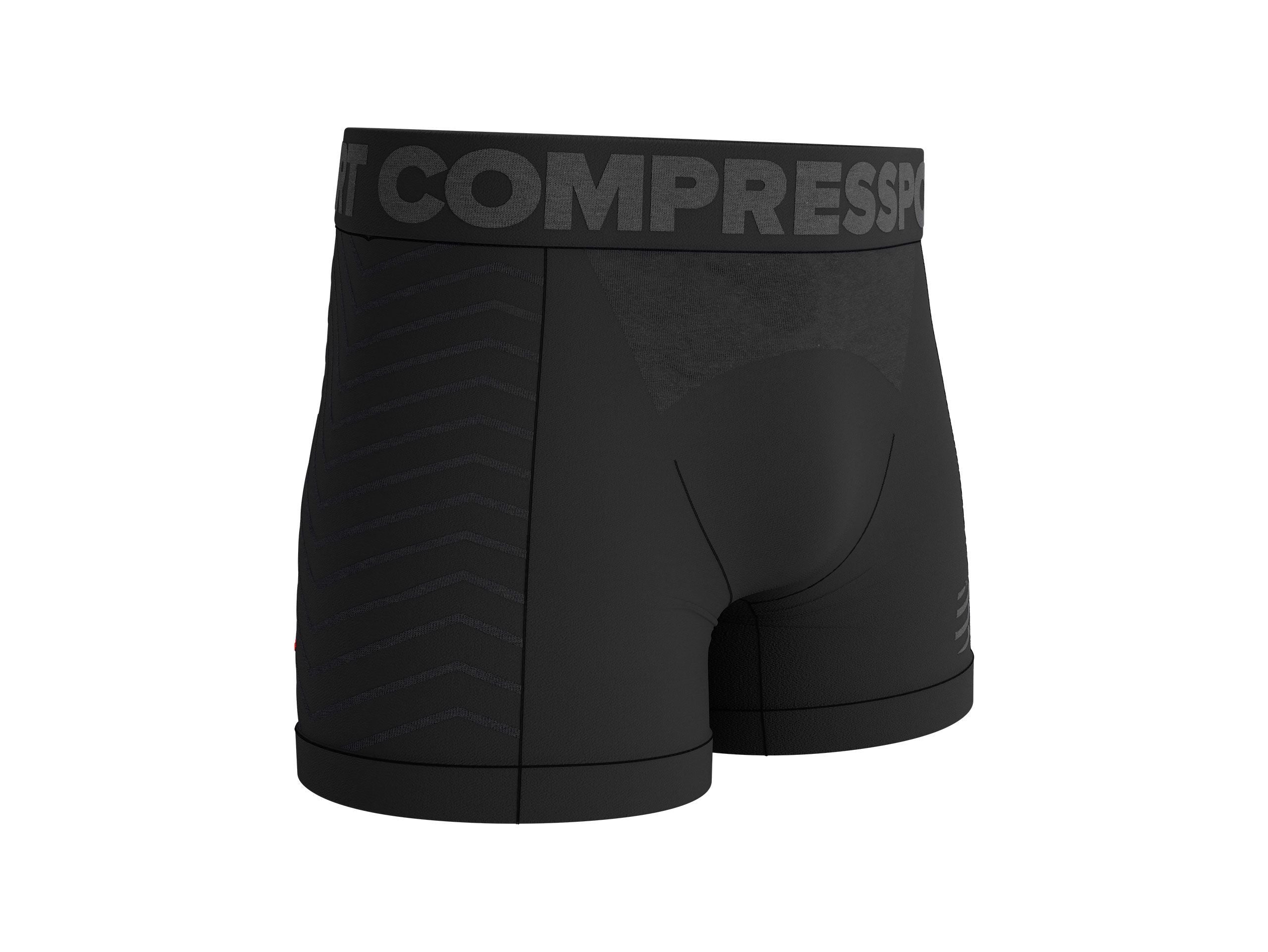 CS Спіднє Seamless Boxer M, Black/Grey, XL