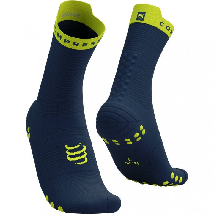 CS Skarpetki Pro Racing Socks V4.0 Run High, Blues/Green Sheen, T1