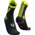 CS Шкарпетки Pro Racing Socks v4.0 Trail, Black/Safe Yellow/Neo Pink, T2
