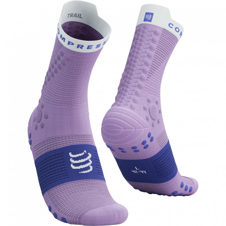 CS Pro Racing Socks V4.0 Trail, Lupine/Dazz Blue, T3