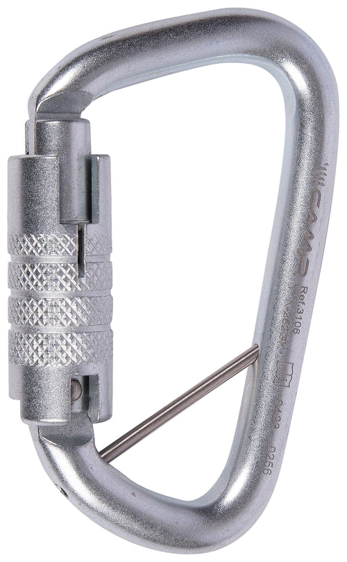 CAMP Carabiner D PLUS 3LOCK PIN