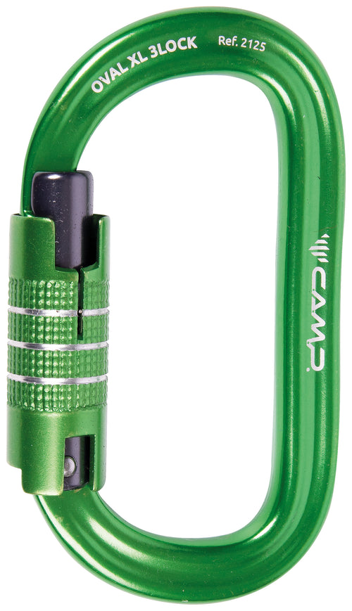 CAMP Carabiner OVAL XL 3LOCK - Green