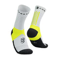 CS Škarpetki Ultra Trail Socks V2.0, White/Safe Yellow, T1