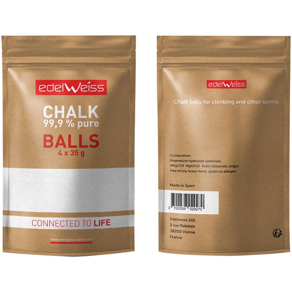 Ed Магнезія Chalk In Ball Dispenser 4 X 35 G Pouch