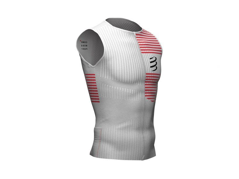 CS Tri Postural Tank Top M 2022, White/Orangeade, M