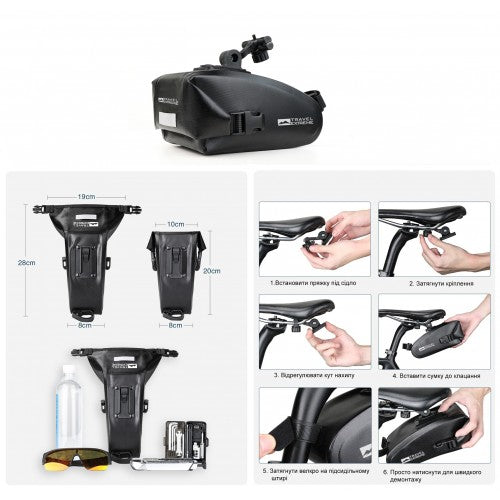 TE Bicycle bag Aqua seat 1,5L