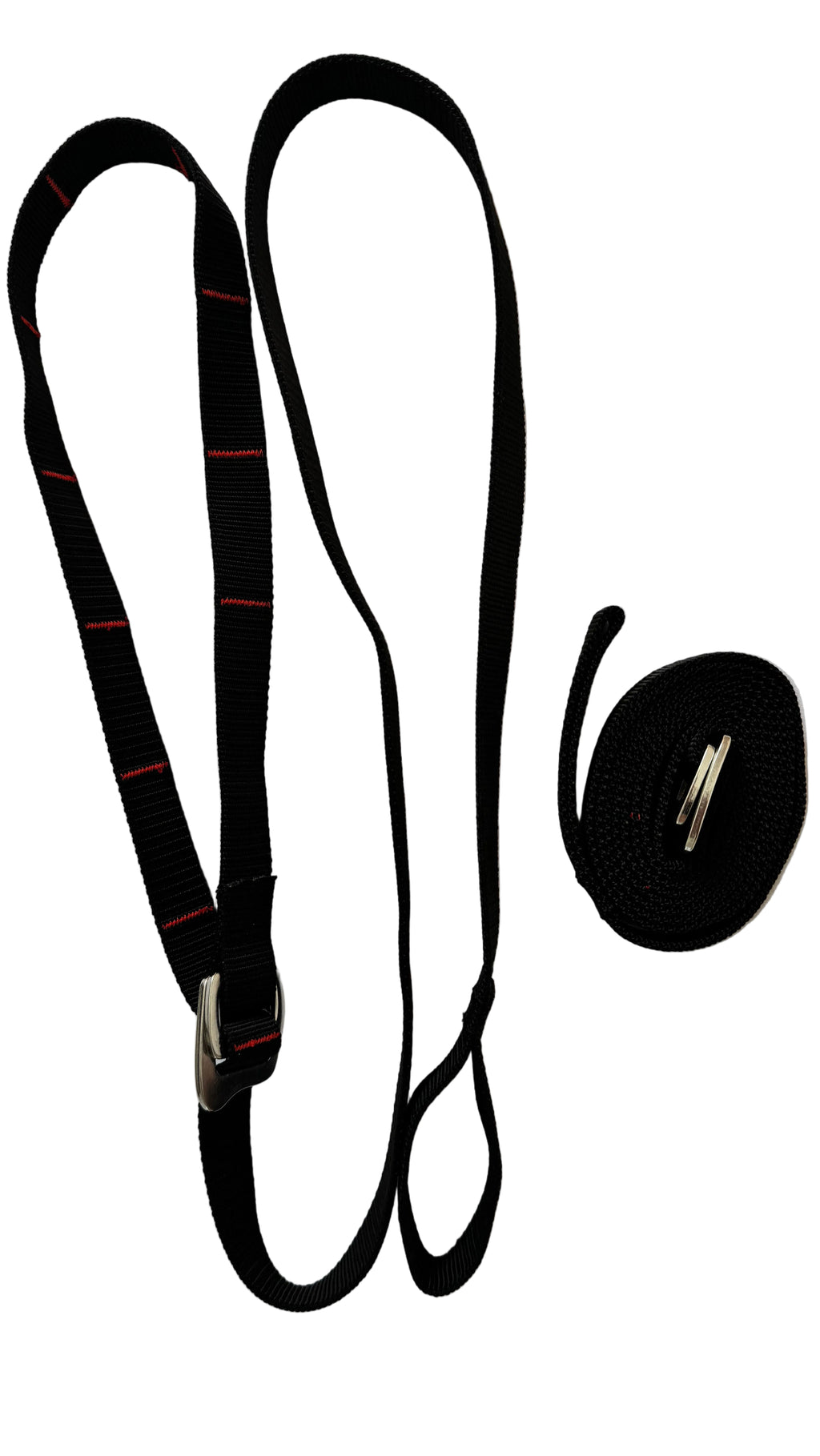 GS Static Adjustment Strap full length on white background (Pair)