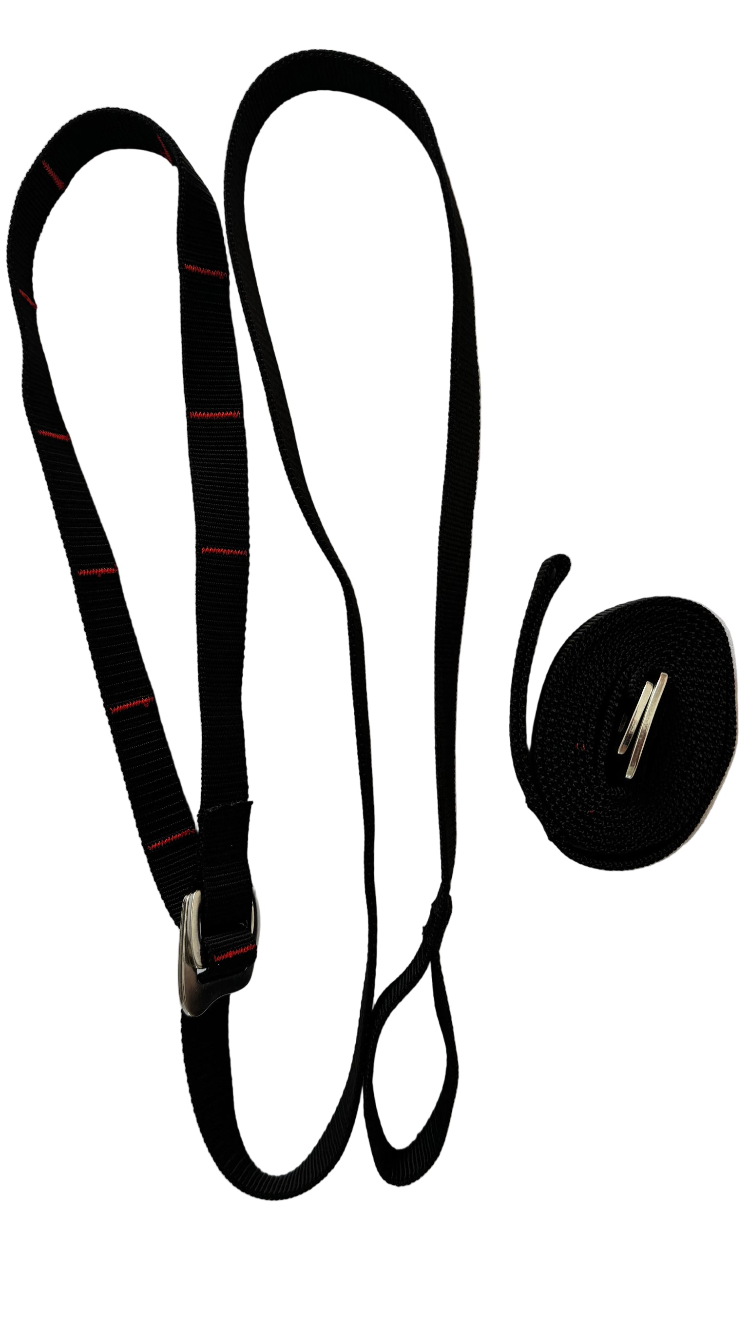 GS Static Adjustment Strap full length on white background (Pair)