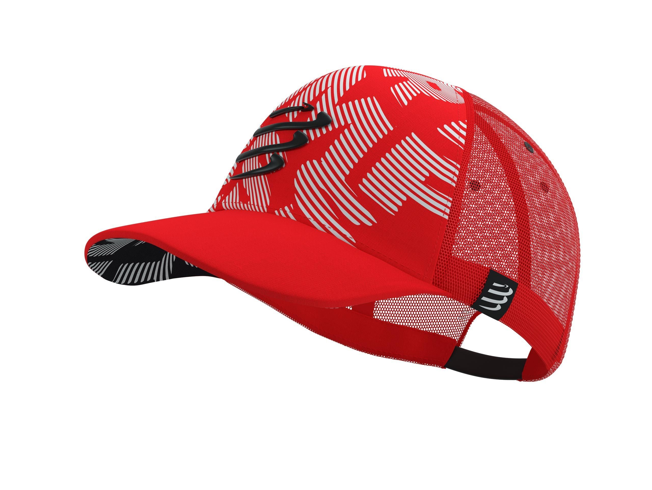 CS Mesh Trucker Cap, Red/White
