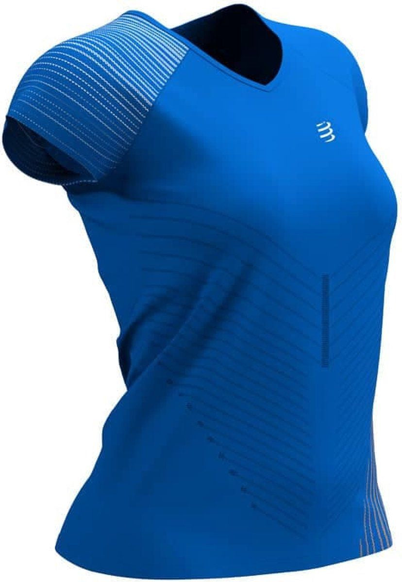 CS Performance T-Shirt SS Tshirt W, Pacific Blu/Papaya, XS