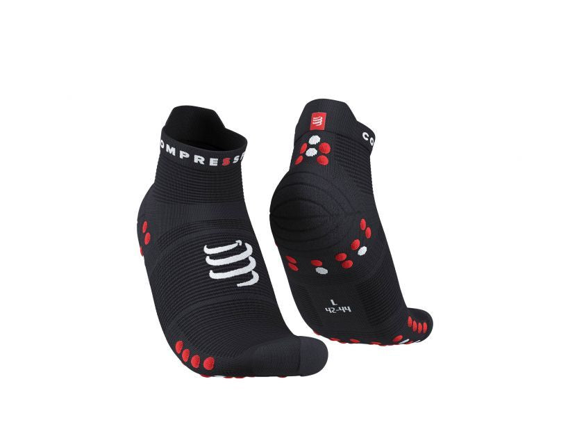 CS Škarpetki Pro Racing Socks V4.0 Run Low, Black/Red, T2