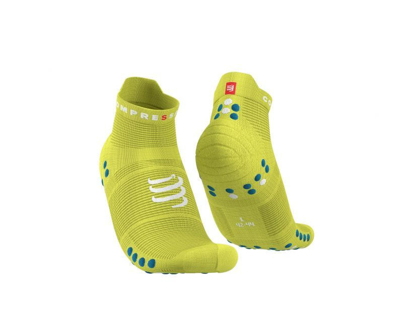 CS Pro Racing Socks V4.0 Run Low, Primrose/Fjord Blue, T2