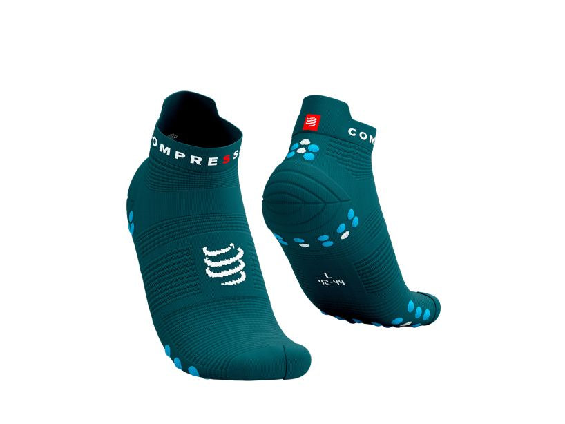 CS Škarpetki Pro Racing Socks V4.0 Run Low, Shaded Spruce/Hawaiian Ocean, T1