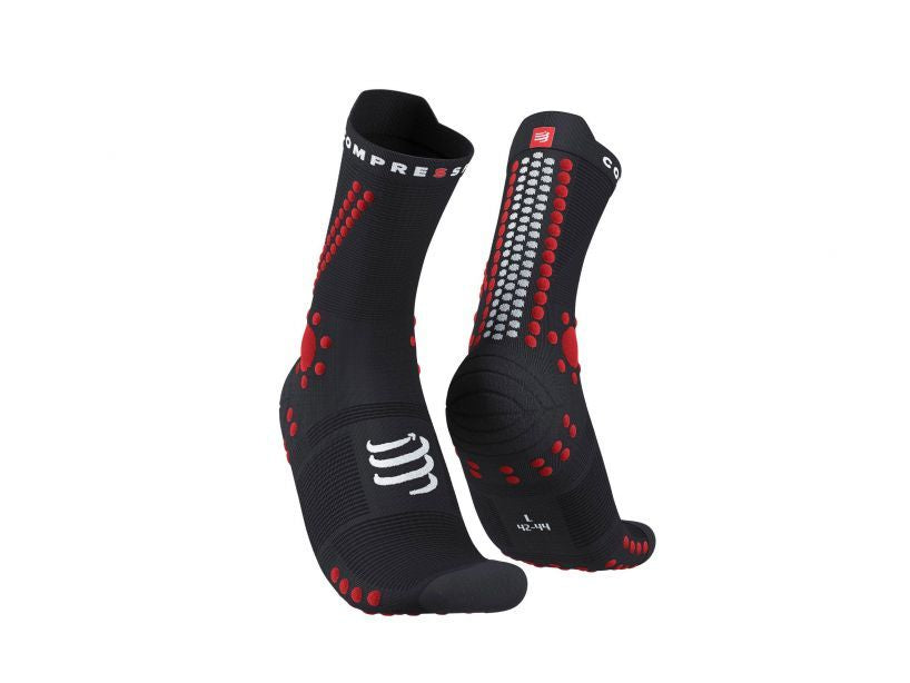 CS Škarpetki Pro Racing Socks v4.0 Trail, Black/Red, T1