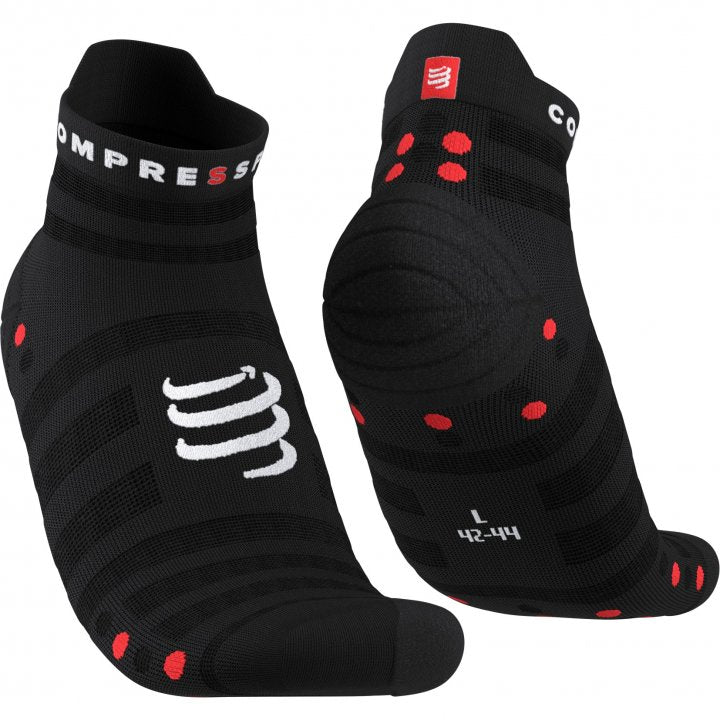 CS Škarpetki Pro Racing Socks v4.0 Ultralight Run Low, Black/Red, T4