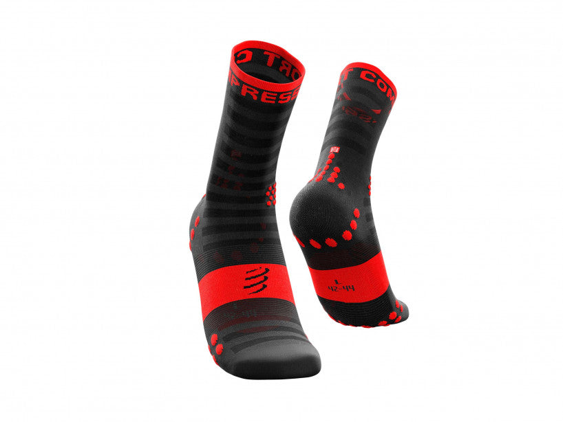 CS Škarpetki Pro Racing Socks V3.0 Ultralight Run High, Black/Red, T1