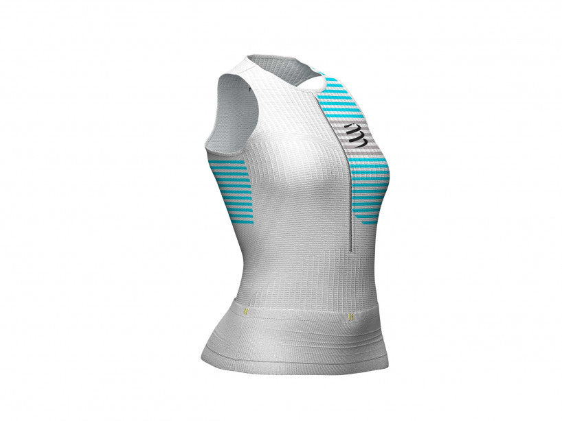 CS Mother Tri Postural Tank Top W, White, S