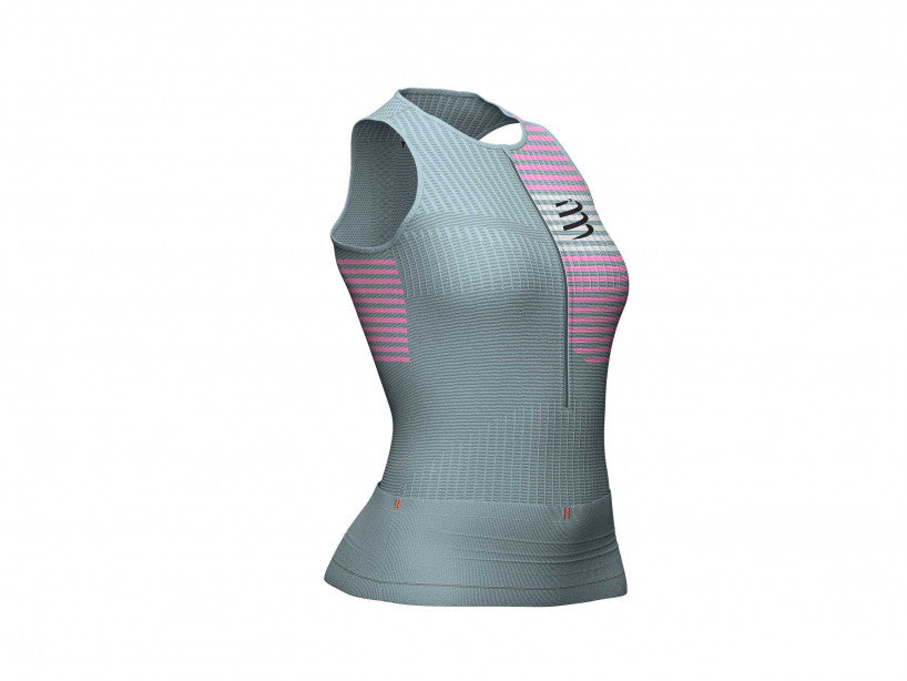 CS Mother Tri Postural Tank Top W, Grey, S